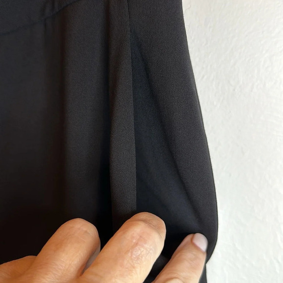 RALPH LAUREN WOOL WIDE LEG CUFFED HEM TROUSERS - Picture 5 of 9